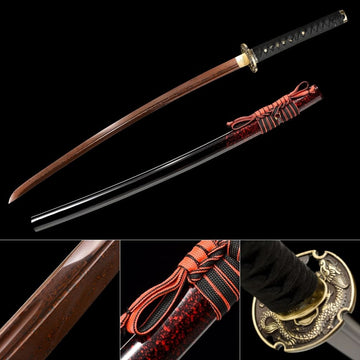 The Obarodo Handmade Katana Pattern Steel Unokubi-Zukuri